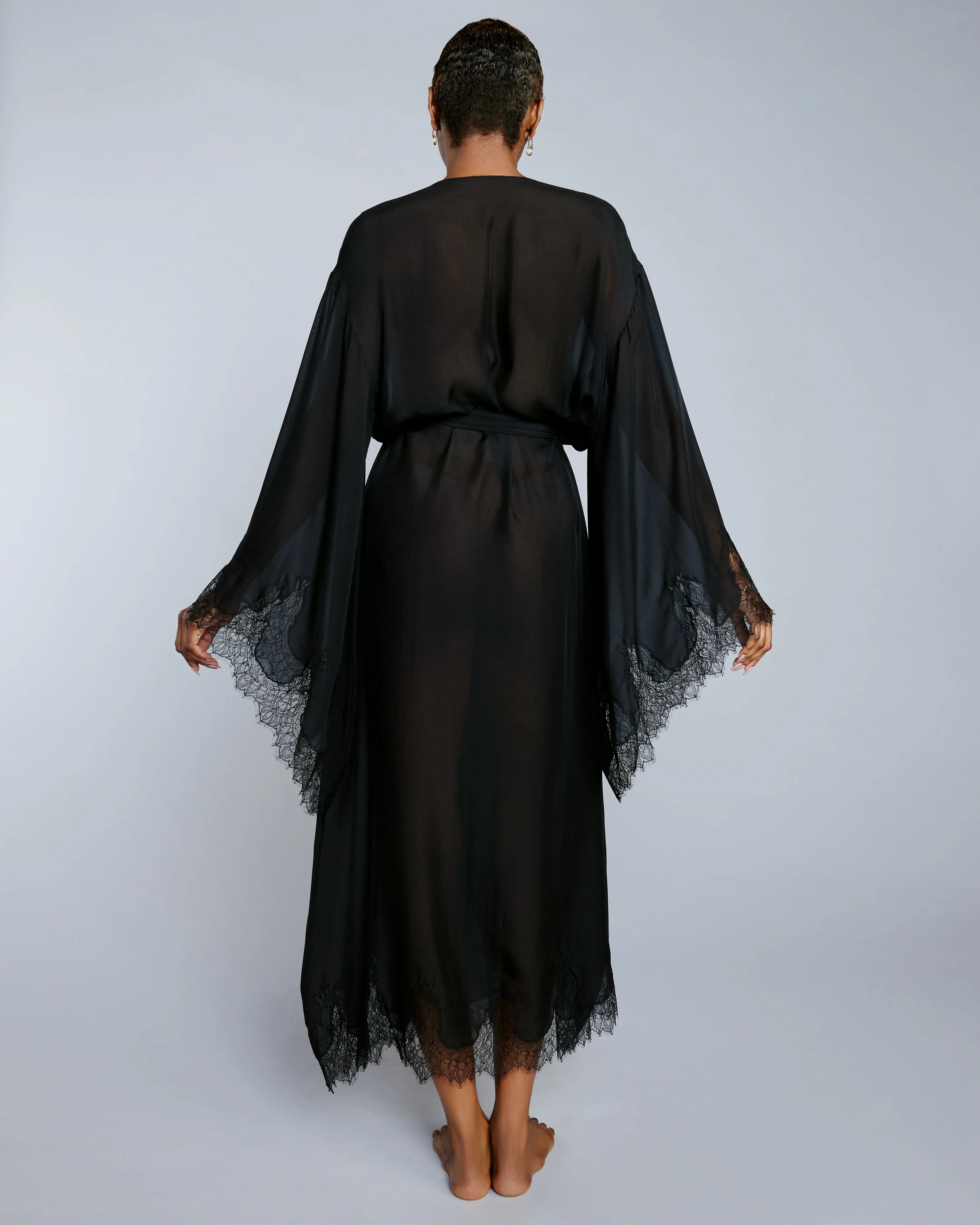 Assiyah Silk Muslin Robe