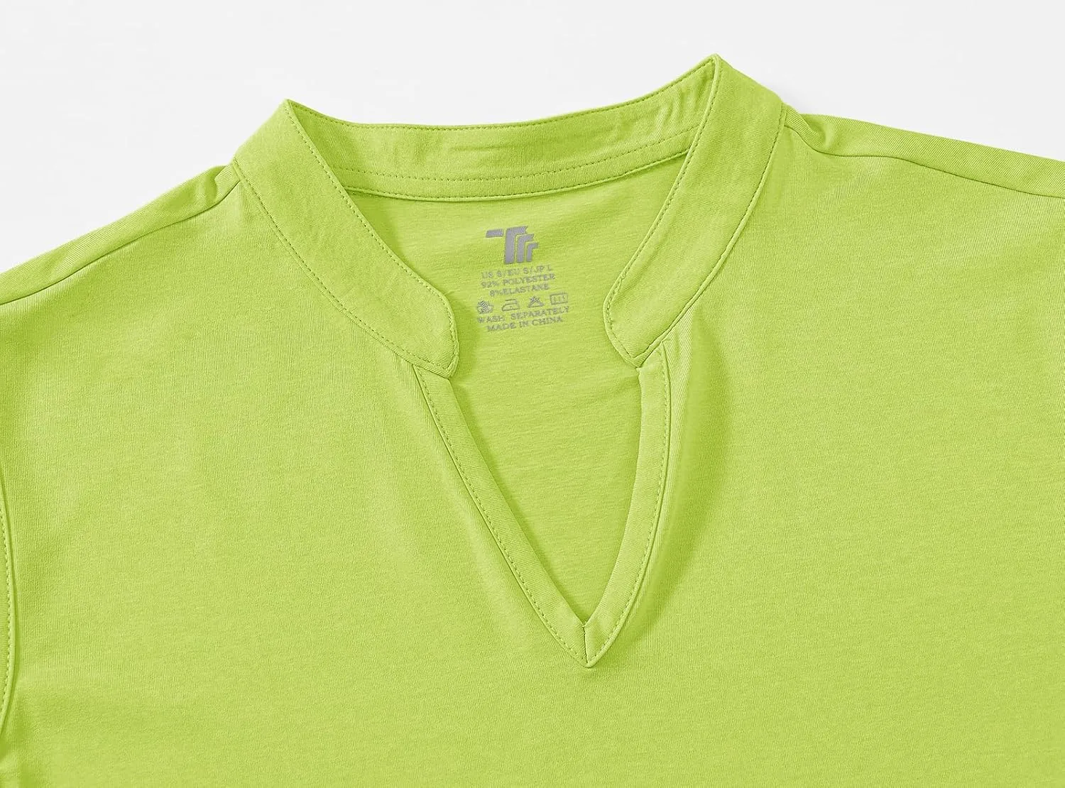 BASUDAM Women's Sleeveless Golf Polo Shirts V-Neck Collarless Tennis Running T-Shirts Quick Dry