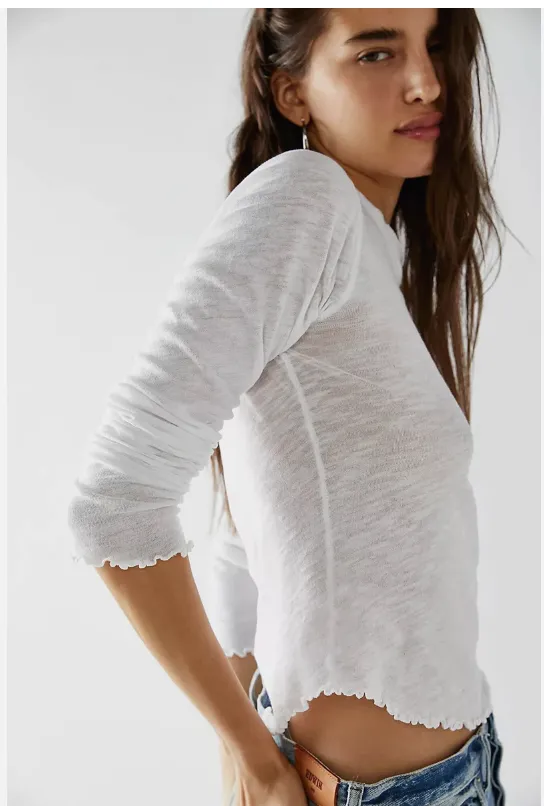Be My Baby Long Sleeve ~ Ivory