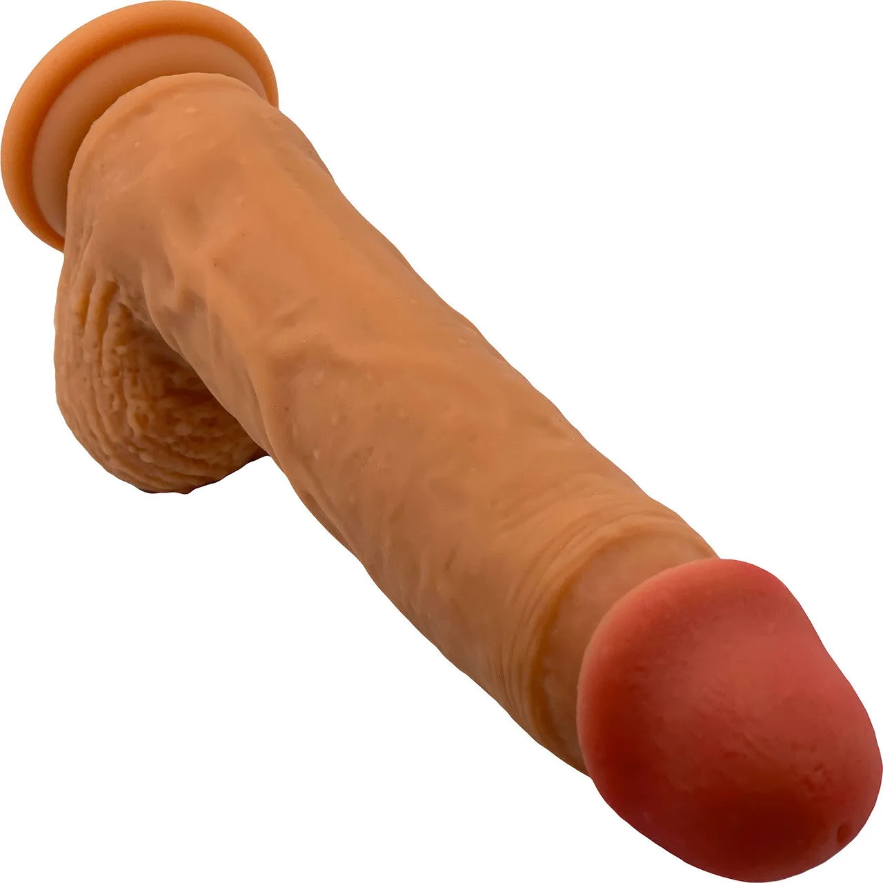 Finubar Small 6.5" Realistic Dual Density Silicone Dildo With Suction Cup & Balls By Pleasure Engine