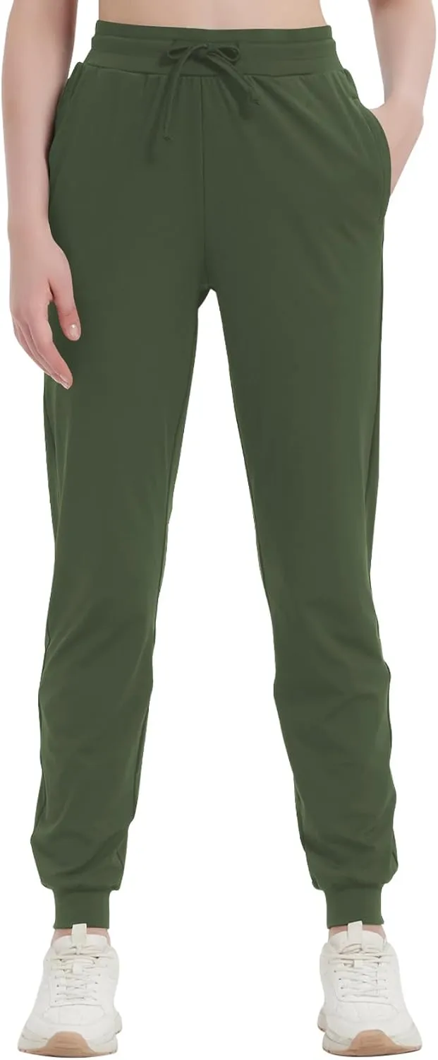 Idtswch 30"/32"/34"/36" Long Inseam Women Tall Sweatpants Extra Long Joggers Zipper Pockets Track Athletic Pants for Running