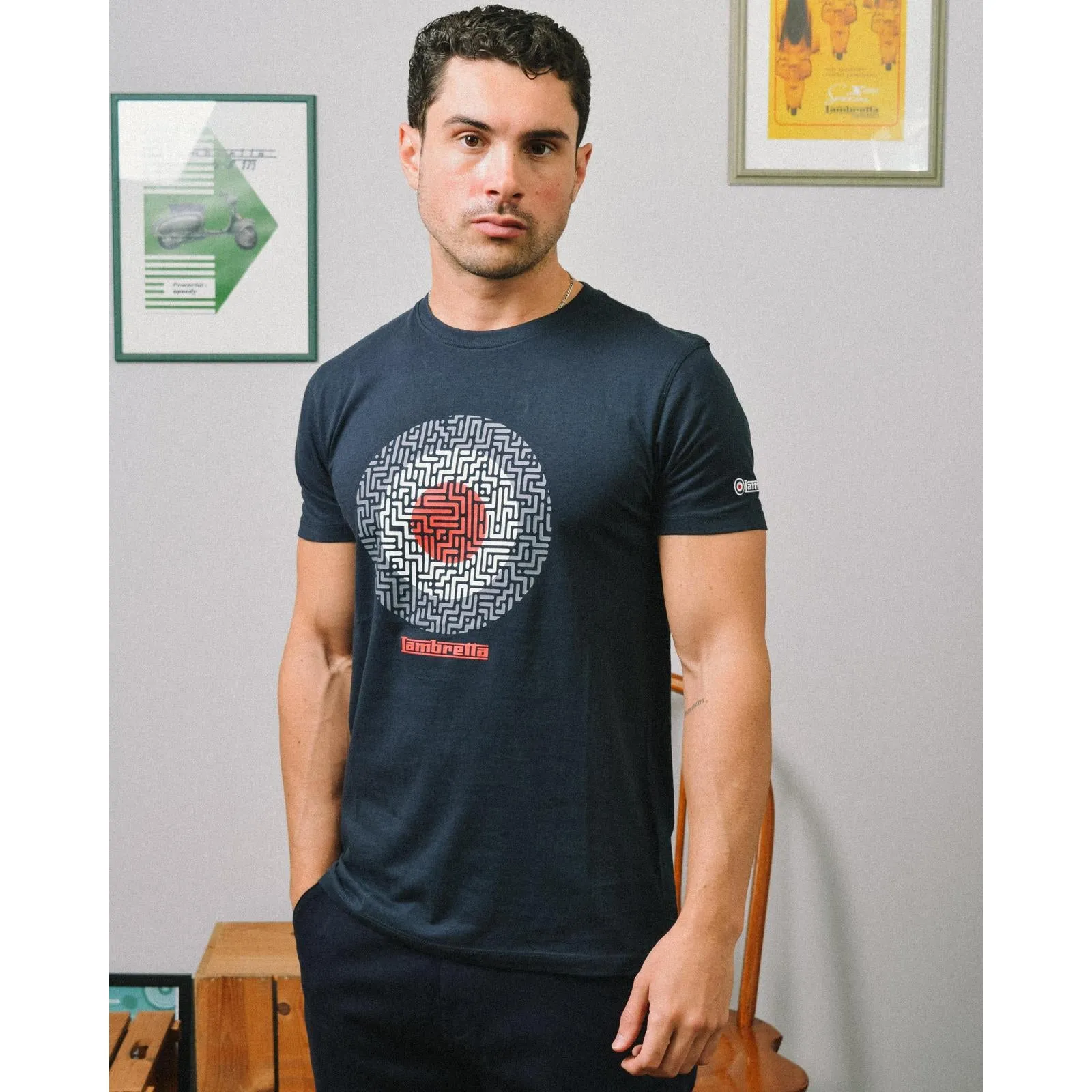 Lambretta Geo Target Logo T-Shirt