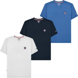 Lambretta Mens Badge Logo Short Sleeve Crew Neck Cotton T-Shirt