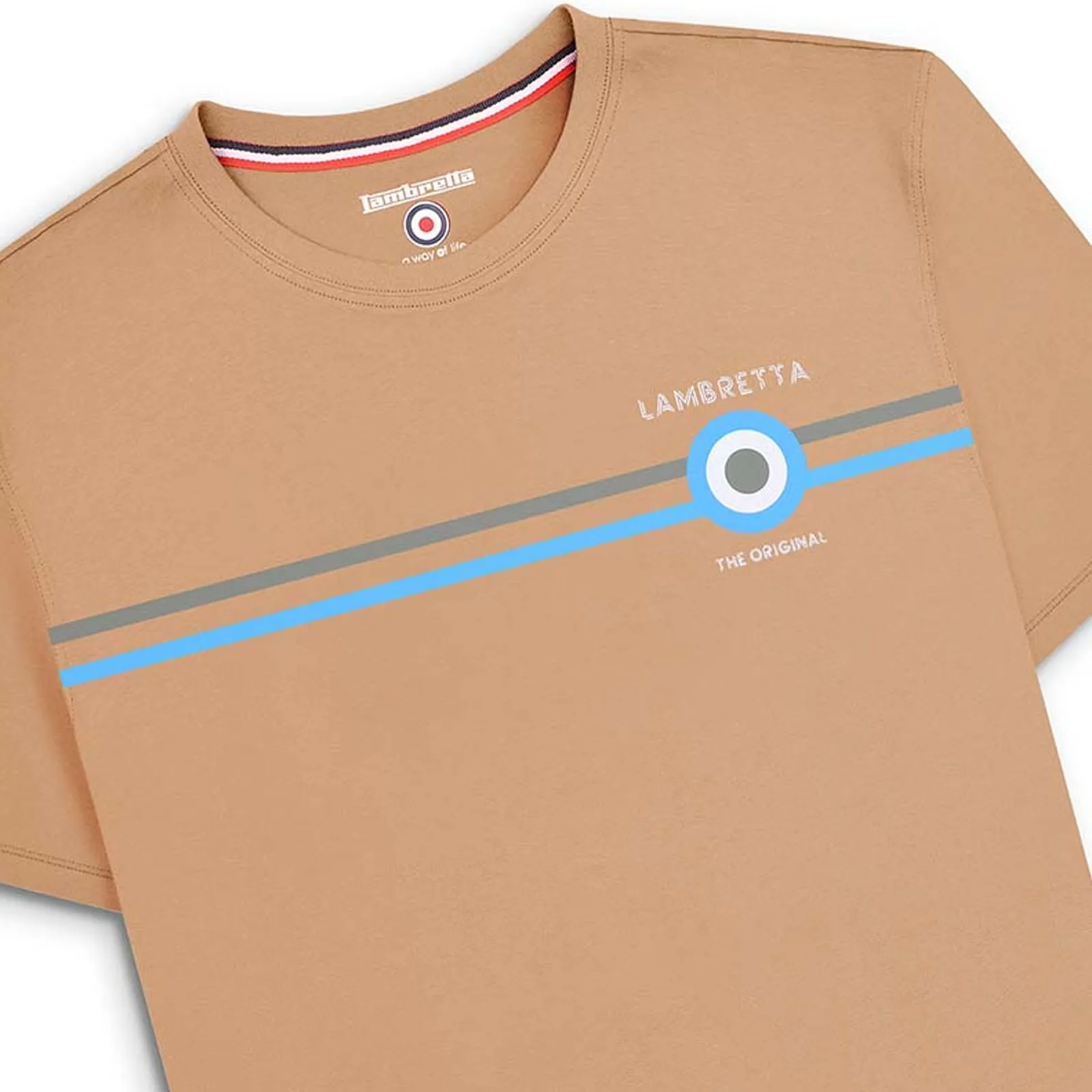 Lambretta Mens Classic Stripe T-Shirt
