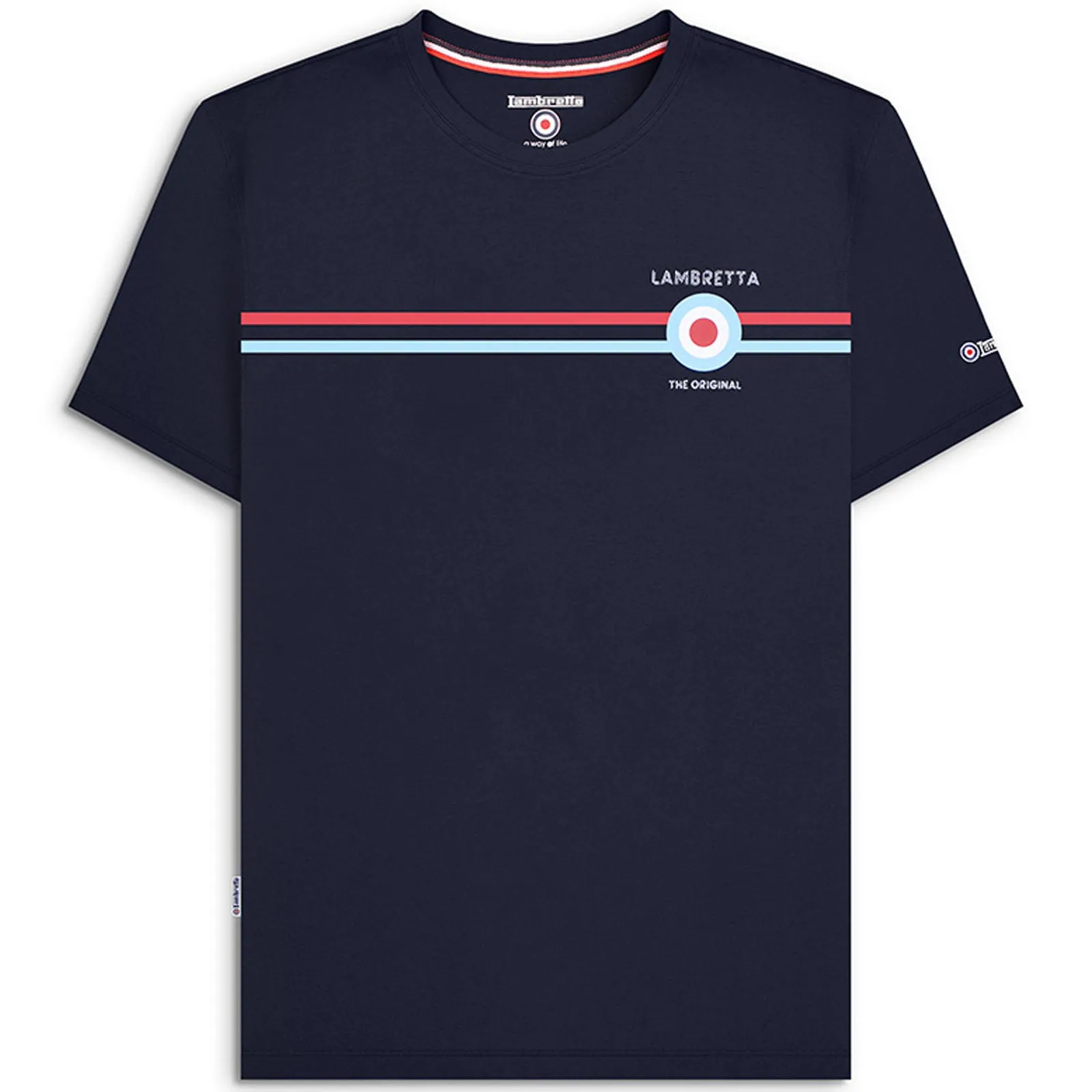 Lambretta Mens Classic Stripe T-Shirt